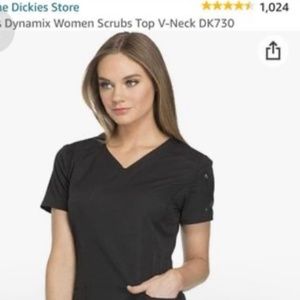 Dickies Dynamix Women Scrubs Top V-Neck